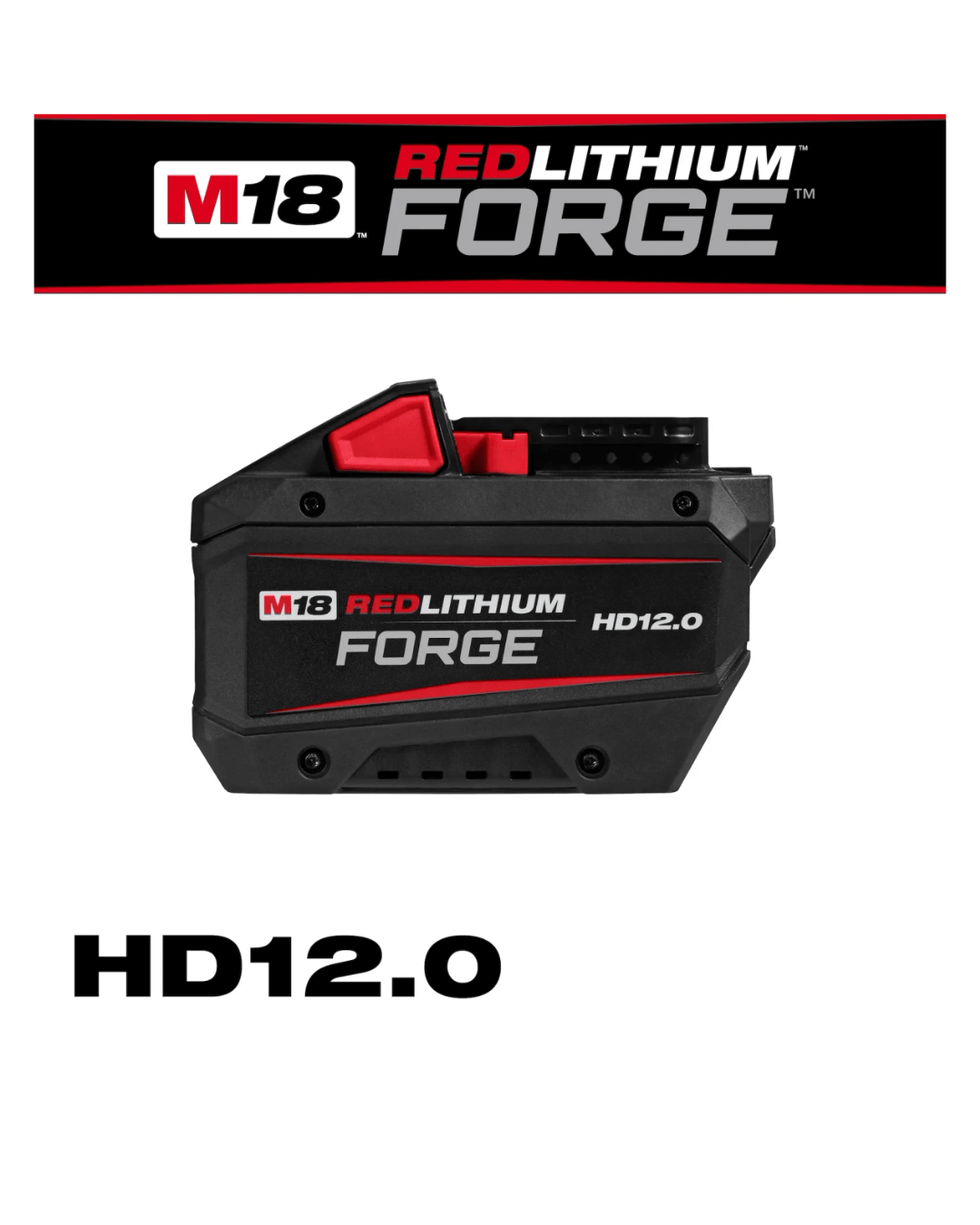 Bateria m18 redlithium forge hd12.0 milwaukee