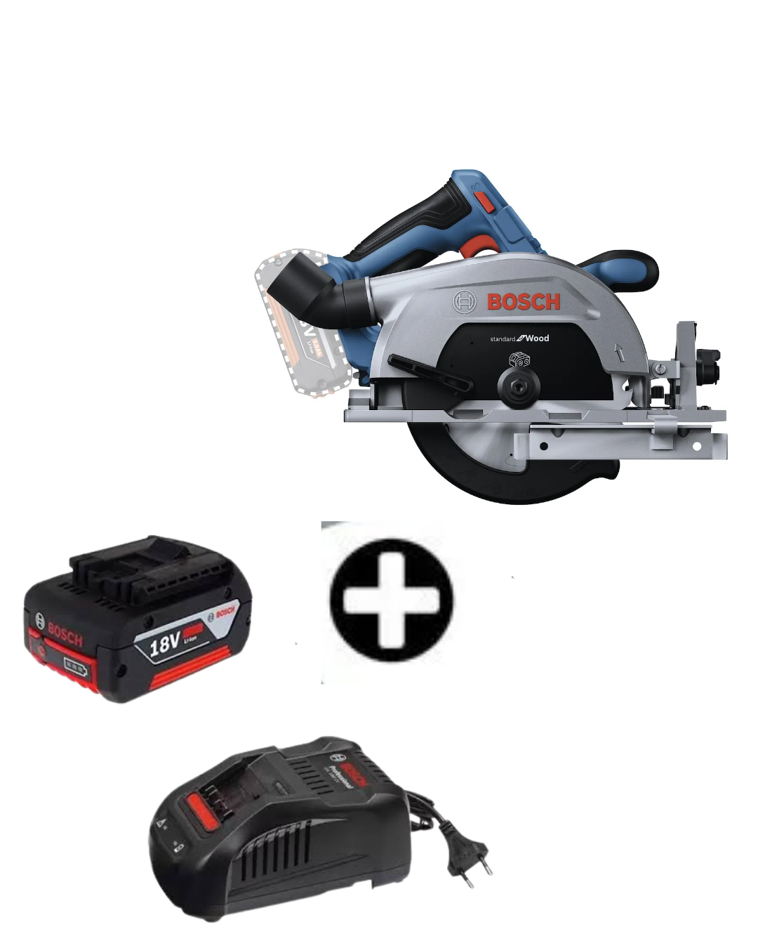 Bosch | Sierra Circular Bosch Profesional GKS 185-LI Profesional Con bateria y cargador